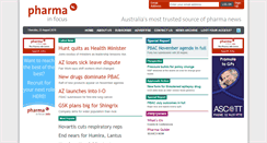 Desktop Screenshot of pharmainfocus.com.au